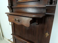 Pamono Antique Walnut Wall Coat Rack><noscript><img width=