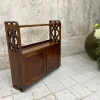 Online Pamono Antique Walnut Wall Mounted Cabinet, 1890s