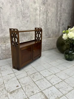 Online Pamono Antique Walnut Wall Mounted Cabinet, 1890s