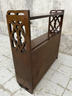 Online Pamono Antique Walnut Wall Mounted Cabinet, 1890s