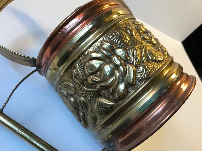 Pamono Antique Watering Can in Copper and Brass> Garden Accessories