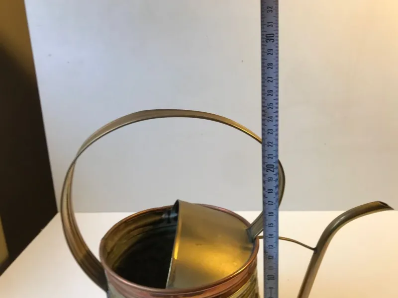 Pamono Antique Watering Can in Copper and Brass> Garden Accessories