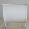 New Pamono Antique White Cast Iron Crib, 1900s