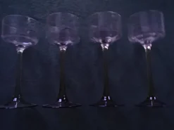 Pamono Antique White Wine Crystal Glasses, Set of 10><noscript><img width=