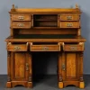 Hot Pamono Antique Wilhelminian Oak Secretaire Desk
