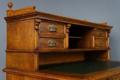 Hot Pamono Antique Wilhelminian Oak Secretaire Desk