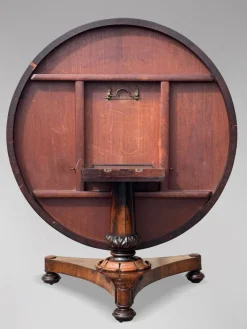 Best Pamono Antique William IV Rosewood Centre Table, 1830