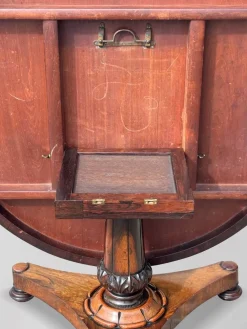 Best Pamono Antique William IV Rosewood Centre Table, 1830