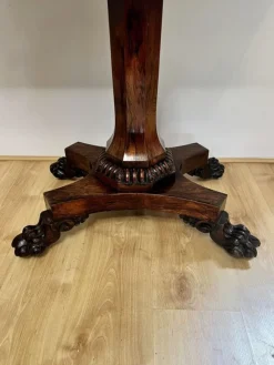 Pamono Antique William IV Rosewood Card Table, 1830s><noscript><img width=