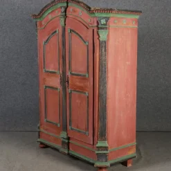 Pamono Antique Windisch Louis Xvi Cabinet, Bevelled Around 1780><noscript><img width=