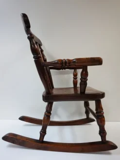 Best Pamono Antique Windsor Children's Rocking Chair, 1850