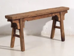 Pamono Antique Wood Bench, 1870s> Benches