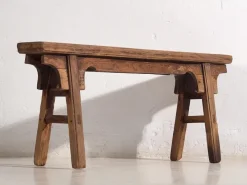 Pamono Antique Wood Bench, 1870s> Benches
