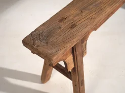 Pamono Antique Wood Bench, 1870s><noscript><img width=