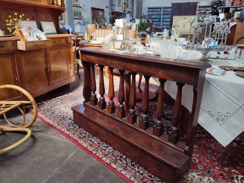 Pamono Antique Wooden Balustrade, 1890s> Architectural Elements