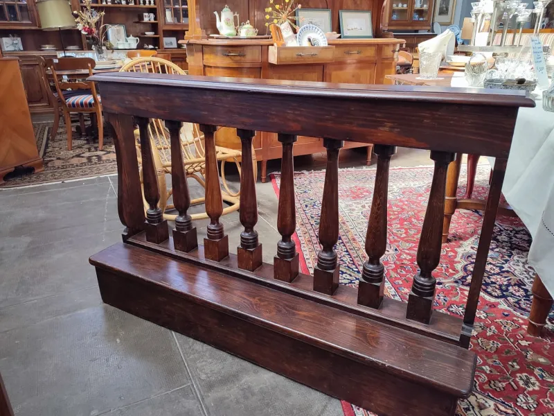 Pamono Antique Wooden Balustrade, 1890s> Architectural Elements