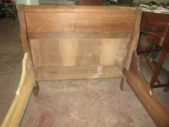 Discount Pamono Antique Wooden Boat Bed