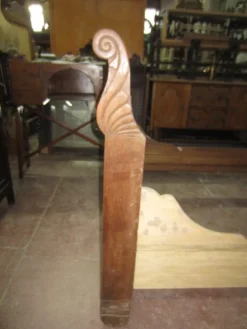 Discount Pamono Antique Wooden Boat Bed