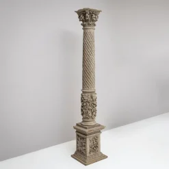 Clearance Pamono Antique Wooden Column, 1800s