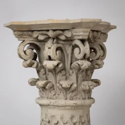 Clearance Pamono Antique Wooden Column, 1800s