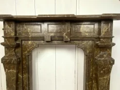 Pamono Antique Wooden Fireplace Mantle, 1900s> Fireplaces And Mantels