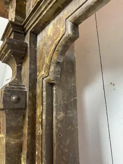 Pamono Antique Wooden Fireplace Mantle, 1900s><noscript><img width=
