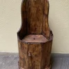 New Pamono Antique Wooden High Chair, 1890s