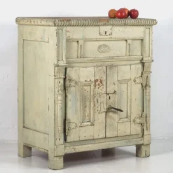 Pamono Antique Wooden Refrigerator, 1900><noscript><img width=