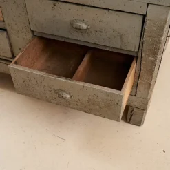 Best Pamono Antique Wooden Workbench with Vice and Drill