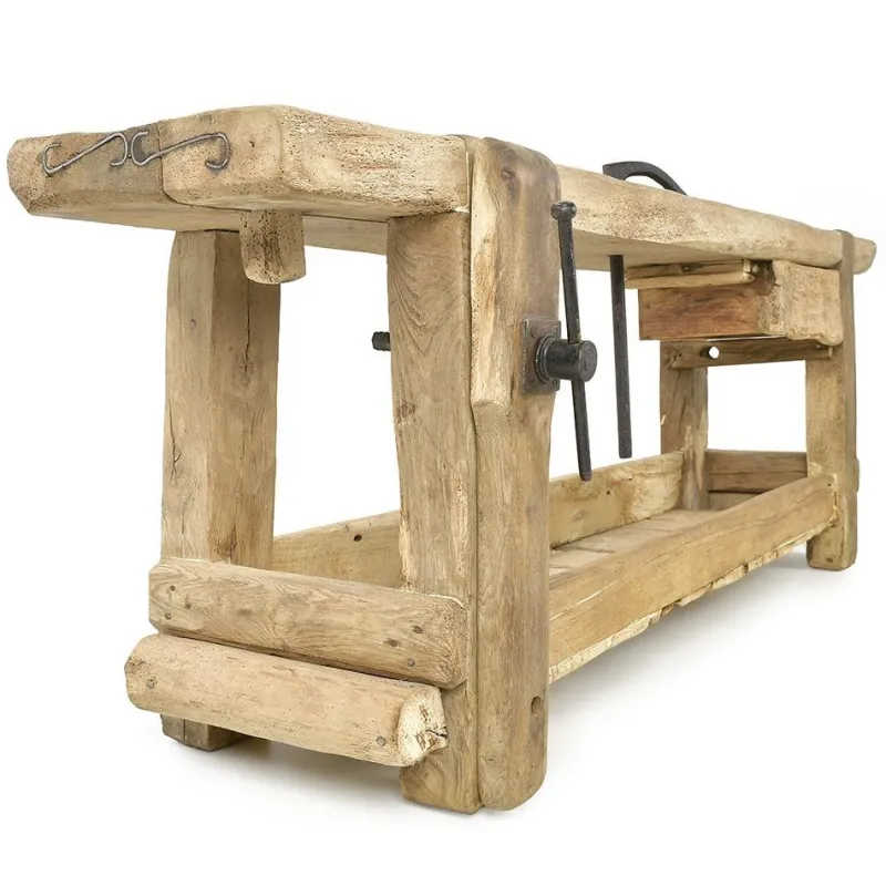 Sale Pamono Antique Wooden Workshop Workbench