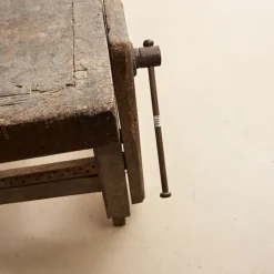 Pamono Antique Workbench in Wood><noscript><img width=