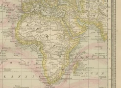 Sale Pamono Antique World Map by Rand McNally, 1888