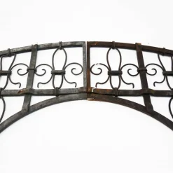 Pamono Antique Wrought Iron Garden Gate, France, Late 19th Century><noscript><img width=