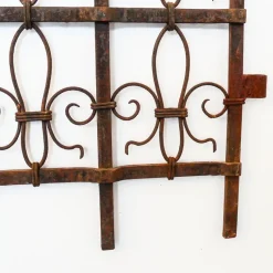 Pamono Antique Wrought Iron Garden Gate, France, Late 19th Century><noscript><img width=