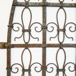 Pamono Antique Wrought Iron Garden Gate, France, Late 19th Century><noscript><img width=