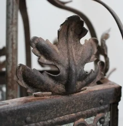 Outlet Pamono Antique Wrought Iron Landing Lantern
