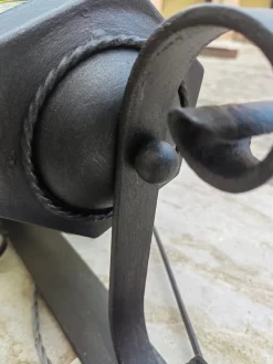 Pamono Antique Wrought Iron Lantern Wall Light><noscript><img width=
