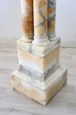 Pamono Antique Yellow Marble Column, 19th Century><noscript><img width=