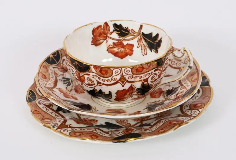 Pamono Antique19th Century Clifton China Tea Set by Wildblood & Heath, 1890s, Set of 34> Coffee & Tea Service