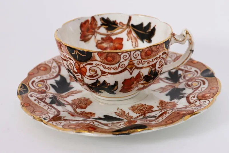 Pamono Antique19th Century Clifton China Tea Set by Wildblood & Heath, 1890s, Set of 34> Coffee & Tea Service
