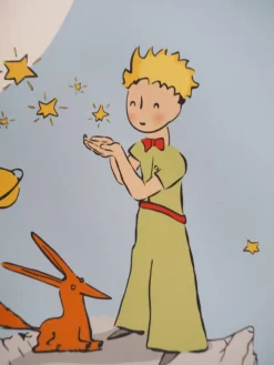Clearance Pamono Antoine de Saint-Exupery, The Little Prince, The Fox and the Stars, Lithograph