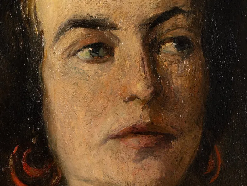 Sale Pamono Anton Müller-Wischin, Sitta, 20th-Century, Oil on Canvas, Framed
