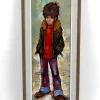 Pamono Antonio Collado Gonzalez, Little Boy, 1970s, Oil Painting on Canvas> Mid-Century
