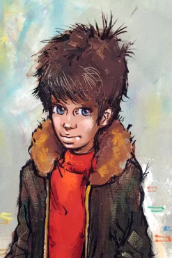 Pamono Antonio Collado Gonzalez, Little Boy, 1970s, Oil Painting on Canvas><noscript><img width=
