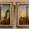 Pamono Antonio Joli, Views of Rome Landscape, 1740, Oil on Canvas> Old Masters
