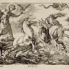 Online Pamono Antonio Tempesta, The Chariot of Gods, Etching, 17th Century