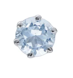 Pamono Aquamarine and White Gold Stud Earrings, Set of 2> Earrings