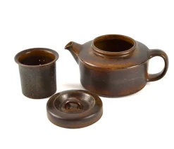 Pamono Arabia Ruska Coffee Service by Ulla Procope, 1960s, Set of 19><noscript><img width=