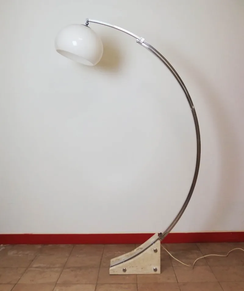 Hot Pamono Arc Floor Lamp by Harvey Guzzini, 1960s