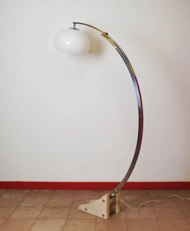 Hot Pamono Arc Floor Lamp by Harvey Guzzini, 1960s